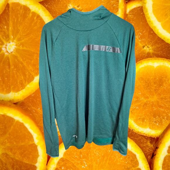 RUSSELL Men's Forest Green Training Fit dri-power 360 Pullover Hoodie Size L - Picture 2 of 7